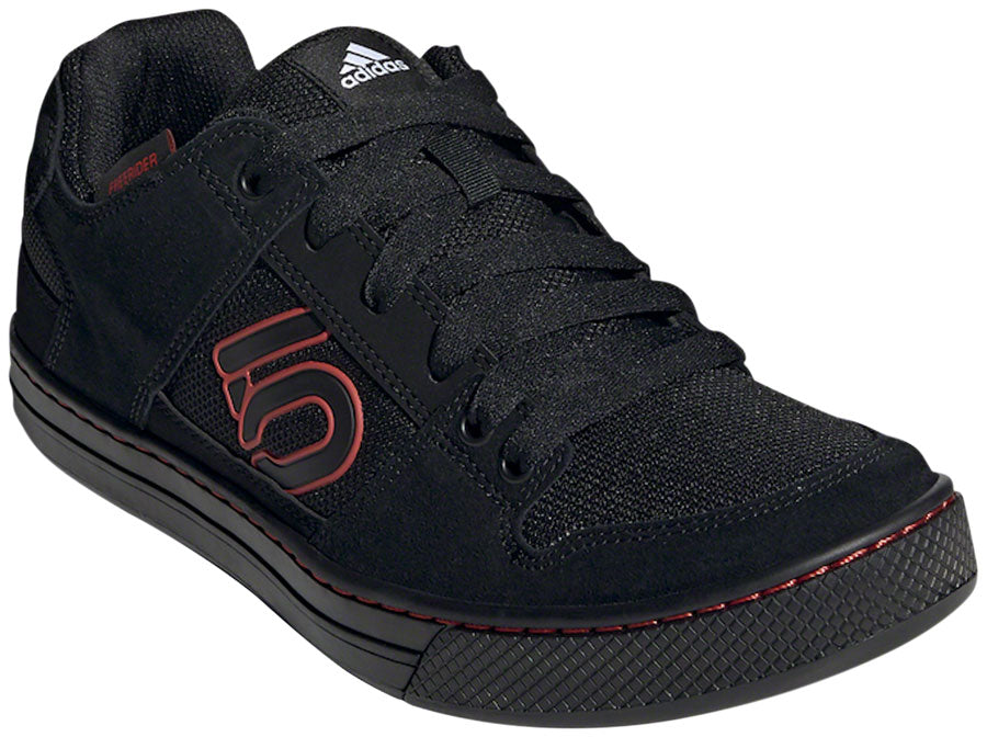 Five Ten Freerider Flat Shoes - Mens Core Black / Core Black  / Red 12