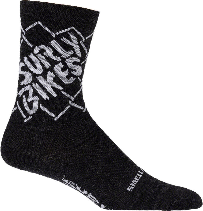 Surly On the Fence Socks - Charcoal Medium