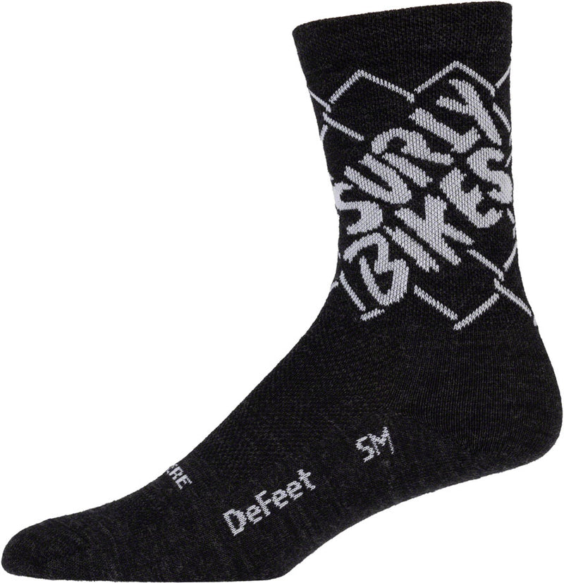 Surly On the Fence Socks - Charcoal Medium