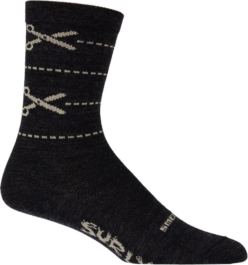 Surly Measure Twice Socks - Charcoal X-Large