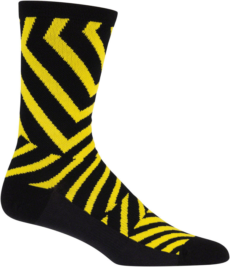 45NRTH Dazzle Lightweight Wool Socks - Yellow Small