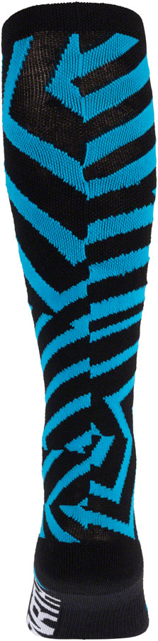 45NRTH Dazzle Midweight Knee Wool Sock - Blue Small