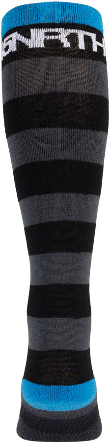 45NRTH Stripe Midweight Knee Wool Sock - Black Medium