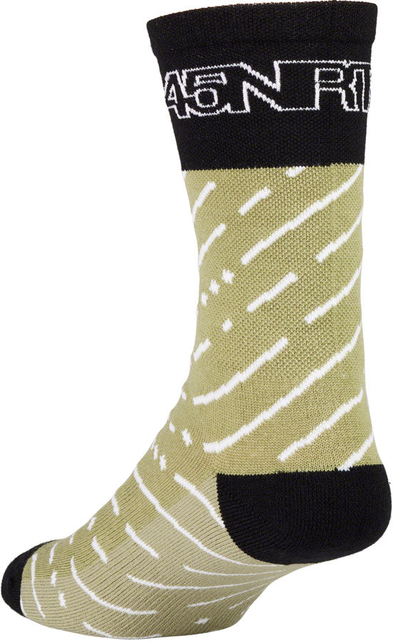 45NRTH Snow Band Midweight Wool Sock - Sage/Rosin Small