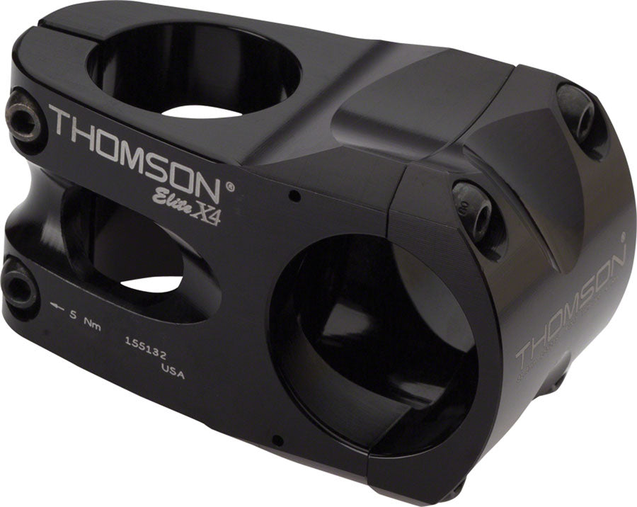 Thomson Elite X4 Mountain Stem - 32mm, 35 Clamp, +/-0, 1 1/8", Aluminum, Black - Open Box, New