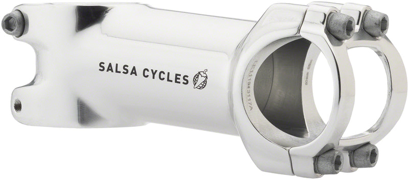 Salsa Guide Stem - 80mm 31.8 clamp +/-6 1 1/8" Aluminum Silver