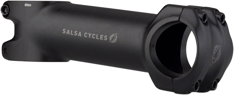 Salsa Guide Stem - 100mm 31.8 Clamp +/-6 1 1/8" Aluminum Black