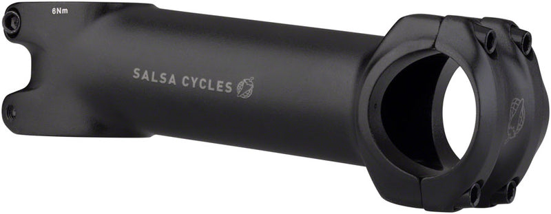 Salsa Guide Stem - 110mm 31.8 Clamp +/-6 1 1/8" Aluminum Black