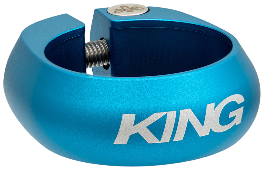 Chris King Seatpost Clamp - 34.9mm Matte Turquoise