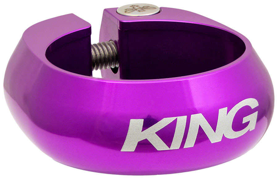 Chris King Seatpost Clamp - 34.9mm 3D Violet