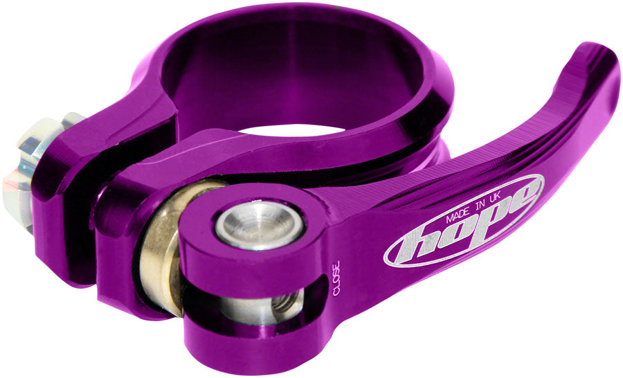 Hope Seat Seatpost Clamp - 31.8mm Purple QR