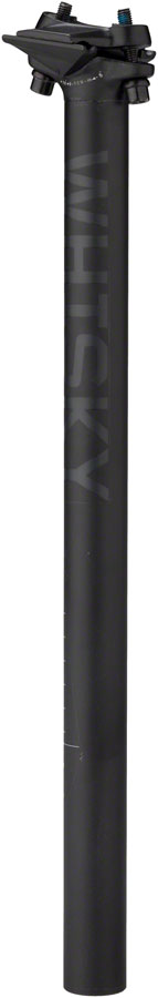 WHISKY No.7 Alloy Seatpost - 27.2 x 400mm 0mm Offset Matte Black