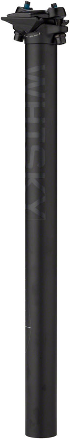 WHISKY No.7 Alloy Seatpost - 30.9 x 400mm 0mm Offset Matte Black