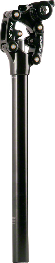 SR Suntour NCX Suspension Seatpost: 27.2 x 350mm 50mm Travel Black