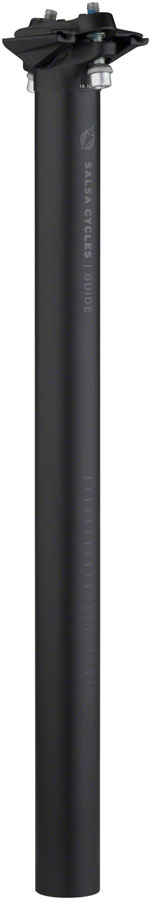 Salsa Guide Seatpost 30.9 x 400mm 0mm Offset Black