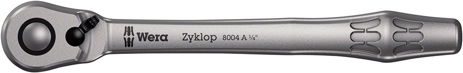 Wera 8004 A Zyklop Metal Ratchet - 1/4" Drive Switch Lever