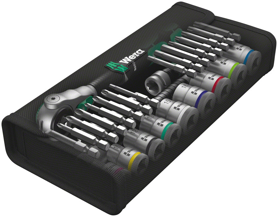 Wera 8100 SB 6 Zyklop Speed Ratchet Set - 3/8" Drive Metric