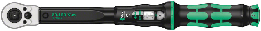 Wera Click-Torque C 2 Push R/L Adjustable Torque Wrench - 20-100 Nm