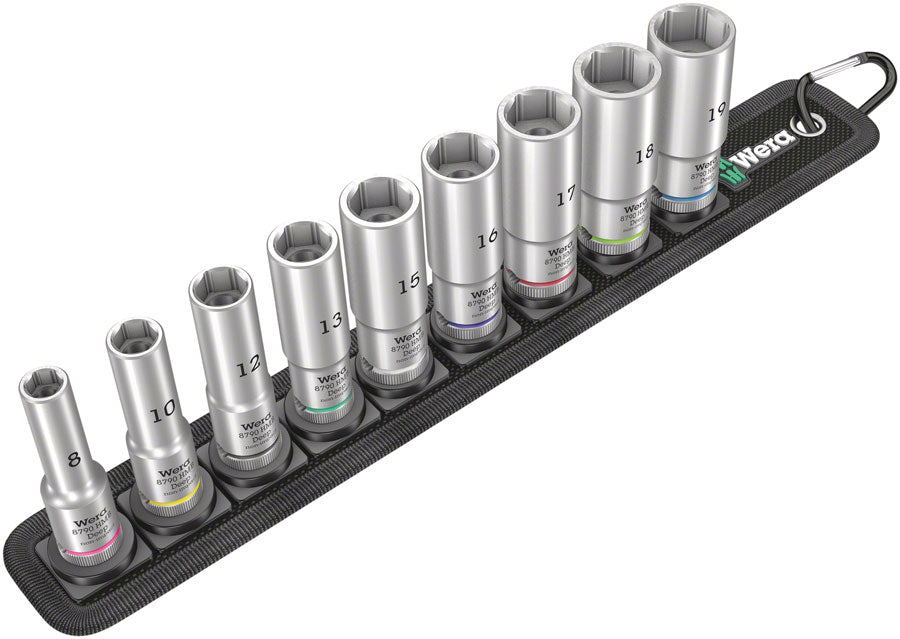 Wera Belt B Deep 1 socket set - 3/8" drive 9 pieces