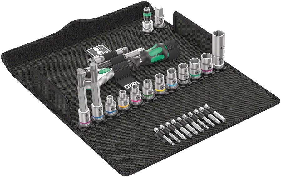 Wera Bicycle Set 7 - Zyklop Speed Ratchet Bits and Socket Set