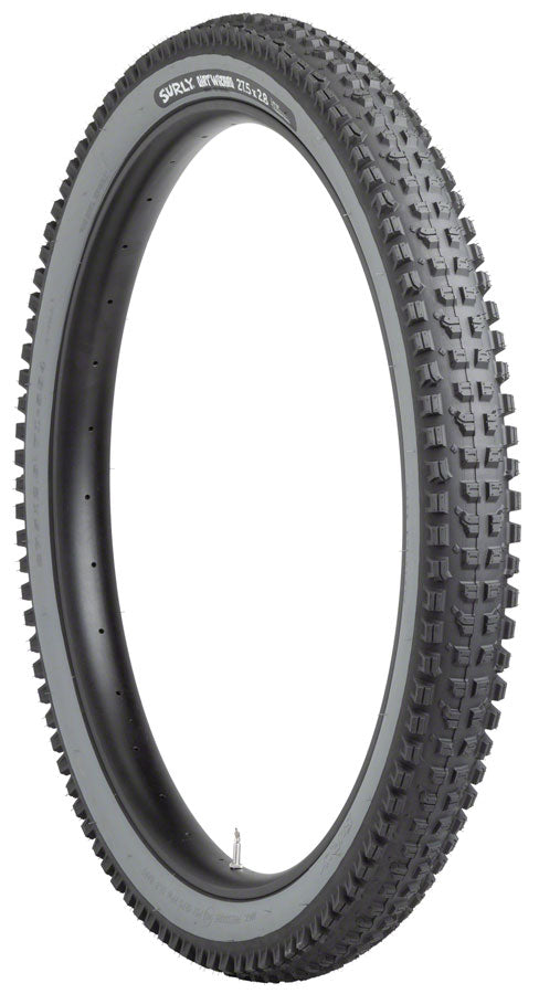 Surly Dirt Wizard Tire - 27.5 x 2.8 Tubeless Folding Black/Slate 60 tpi