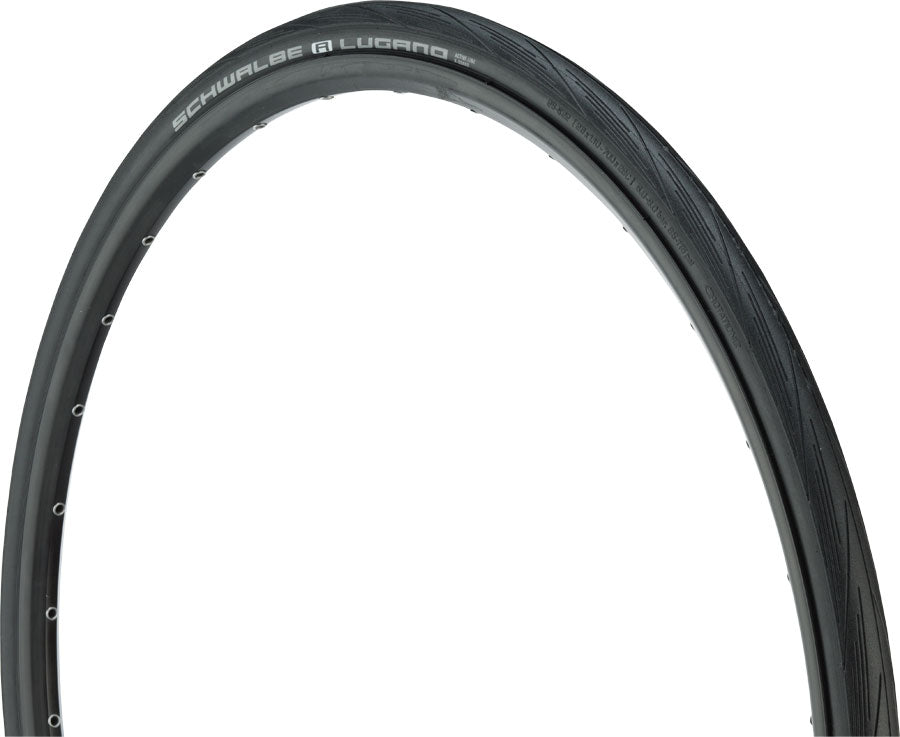 Schwalbe Lugano Tire - 700 x 28 Clincher Wire Black Active Line