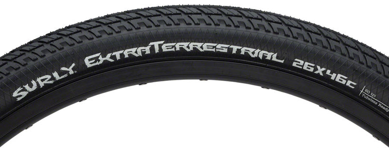 Surly ExtraTerrestrial Tire - 26 x 46c Tubeless Folding Black 60tpi