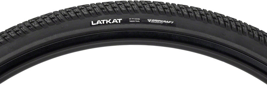 45NRTH Latkat Tire - 700 x 40 Tubeless Folding BLK 60 TPI Gripkraft Compound