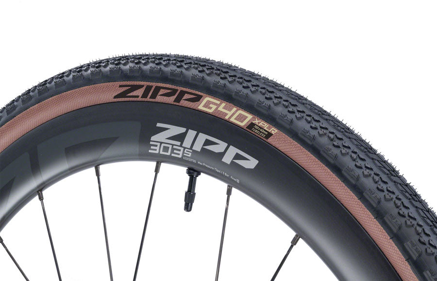 Zipp G40 XPLR Puncture Resistant Tire - 700 x 40 Tubeless Folding BLK/Tan A2