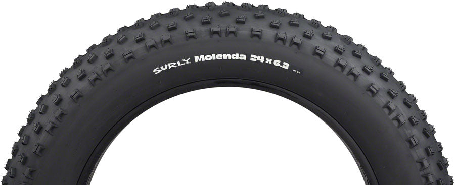 Surly Molenda Tire - 24 x 6.2 Tubeless Folding Black 60t TPI