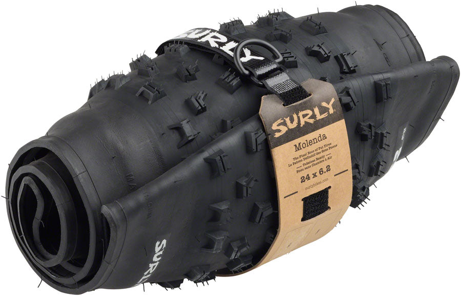 Surly Molenda Tire - 24 x 6.2 Tubeless Folding Black 60t TPI