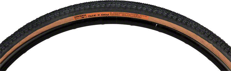 WTB Riddler 700c Tire - 700 x 37, TCS Tubeless, Folding, Black/Tan, Light, Fast Rolling - CLOSEOUT