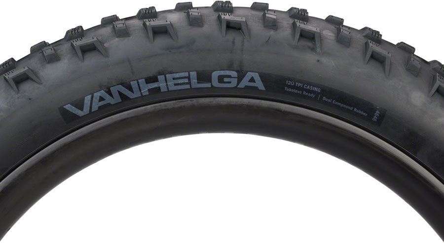 45NRTH Vanhelga Tire - 27.5 x 4.5 Tubeless Folding Black 120 TPI