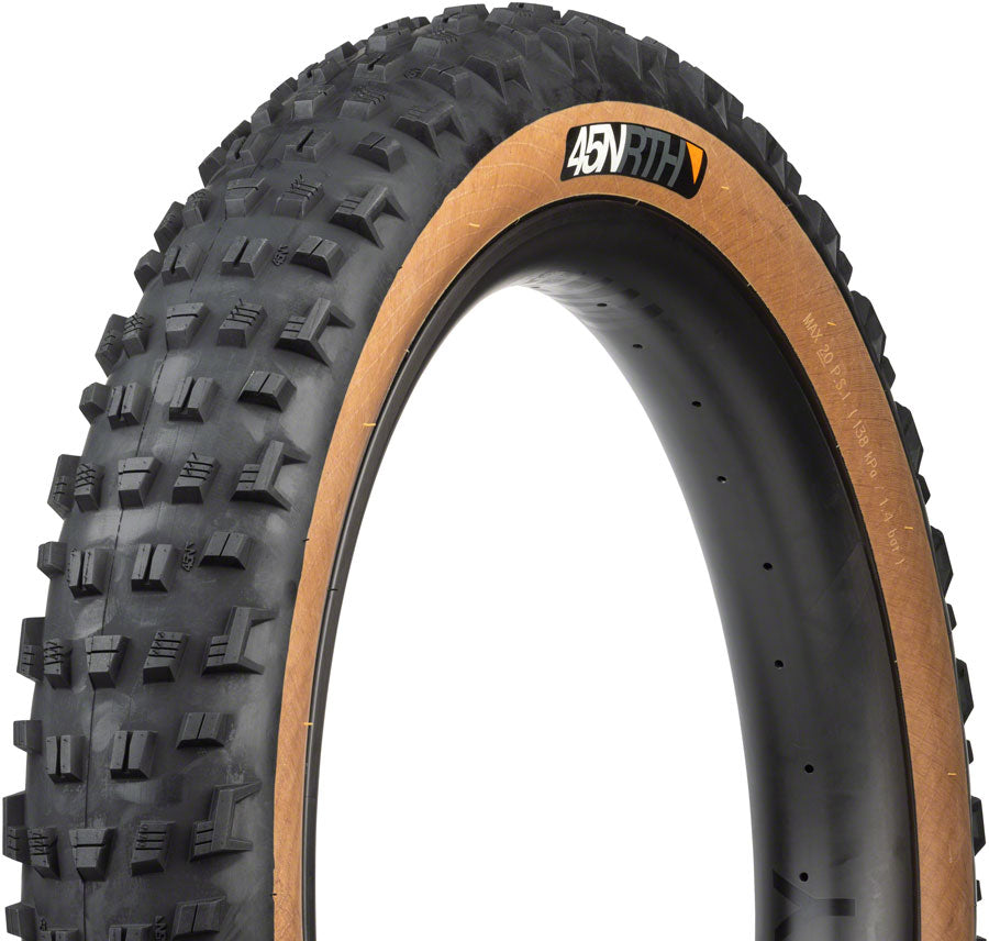 45NRTH Vanhelga Tire - 27.5 x 4.5 Tubeless Folding Tan 60 TPI