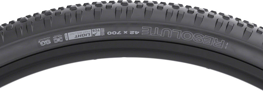 WTB Resolute Tire - 700 x 42, TCS Tubeless, Folding, Black, Light, Fast Rolling, SG2 - CLOSEOUT