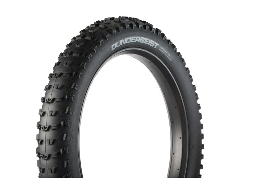 45NRTH Dunderbeist Tire - 26 x 4.6 Tubeless Folding Black 120 TPI