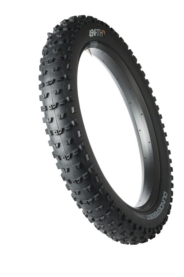 45NRTH Dunderbeist Tire - 26 x 4.6 Tubeless Folding Black 120 TPI