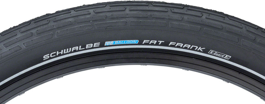 Schwalbe Fat Frank Tire - 26 x 2.35 Clincher Wire BLK/Reflective Active Line