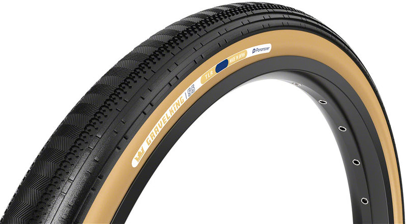 Panaracer GravelKing SS Tire - 700 x 35 Tubeless Folding Black/Brown