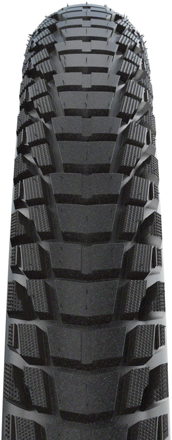 Schwalbe Marathon Plus Tour Tire - 700 x 38 Clincher Wire BLK/Reflective Performance Line SmartGuard Addix E-50