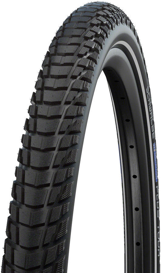 Schwalbe Marathon Plus Tour Tire - 700 x 38 Clincher Wire BLK/Reflective Performance Line SmartGuard Addix E-50