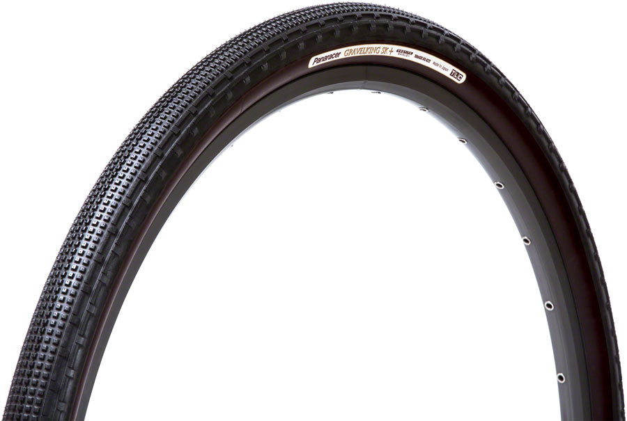 Panaracer GravelKing SK Plus Tire - 700 x 43, Tubeless, Folding, Black, ProTite Protection - CLOSEOUT