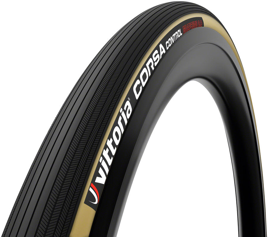 Vittoria Corsa Control Tire - 700 x 25, Clincher, Folding, Black/Para, G2.0 - CLOSEOUT