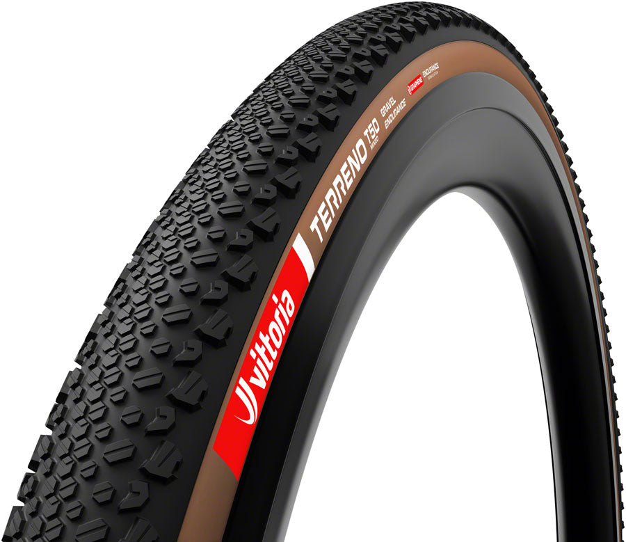 Vittoria Terreno T50 Mixed Tire - 700 x 40 Tubeless Folding Brown Gravel Endurance Graphene G2.0