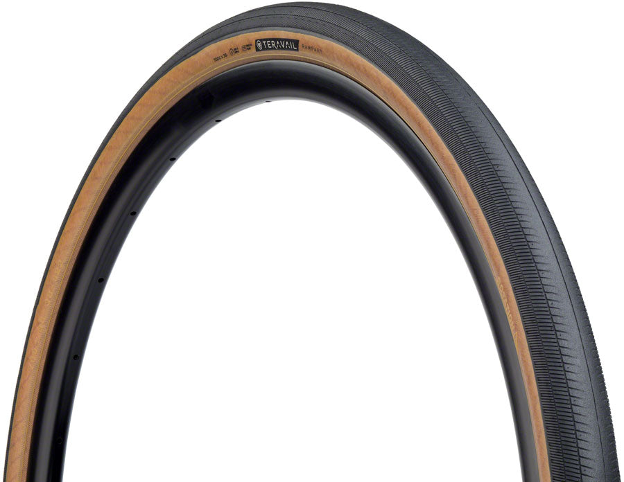 Teravail Rampart Tire - 700 x 38 Tubeless Folding Tan Light and Supple