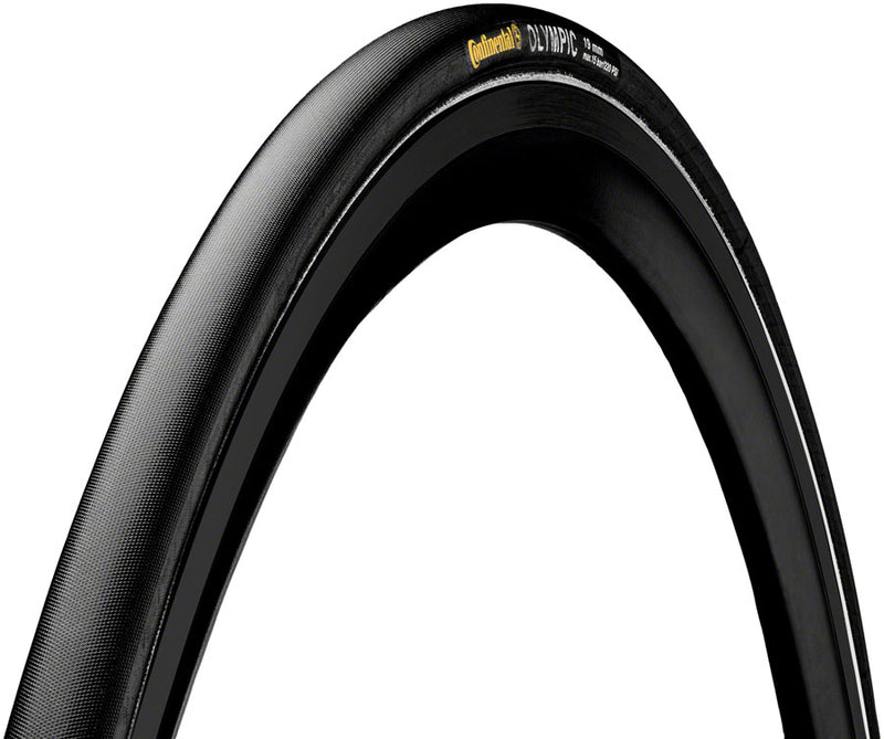 Continental Olympic II Tire - 700 x 19 Tubular Folding Black BlackChili