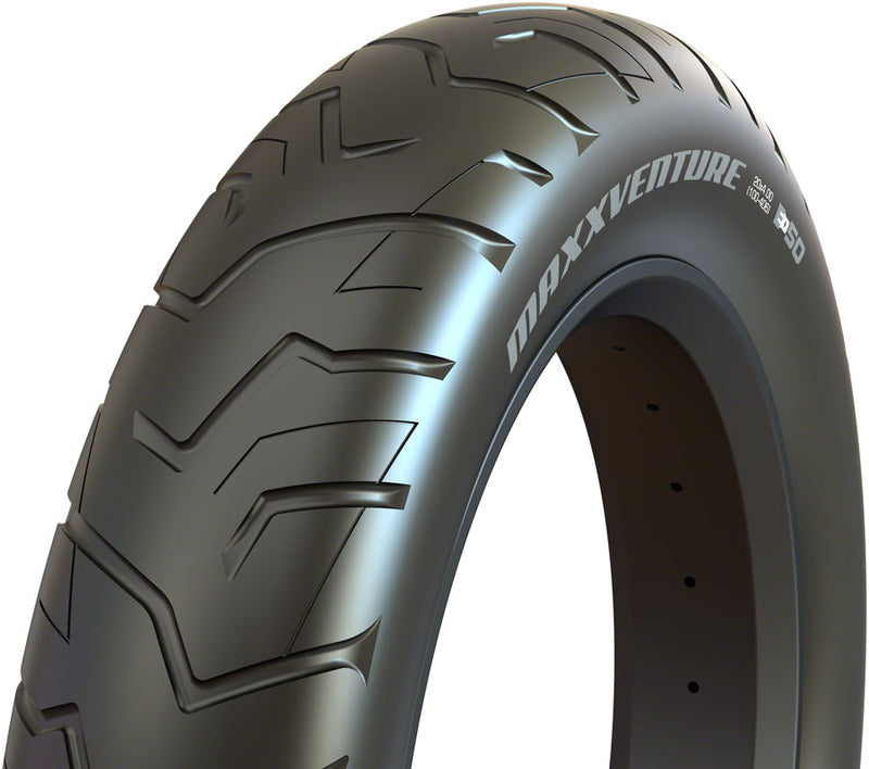 Maxxis MaxxVenture Tire - 20 x 4.00 Clincher Wire Black Ebike E-50