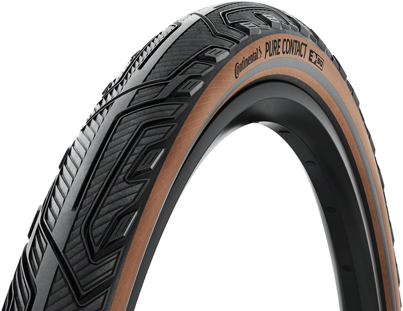 Continental Pure Contact Tire - 27.5 x 2.0 Clincher Folding BLK/Coffee/Graphite Reflex Vectran / PolyX Breaker E50