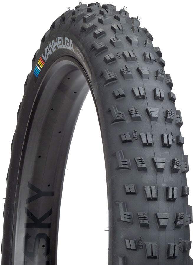 45NRTH Vanhelga Tire - 26 x 4.2 Tubeless Folding Black 120 TPI