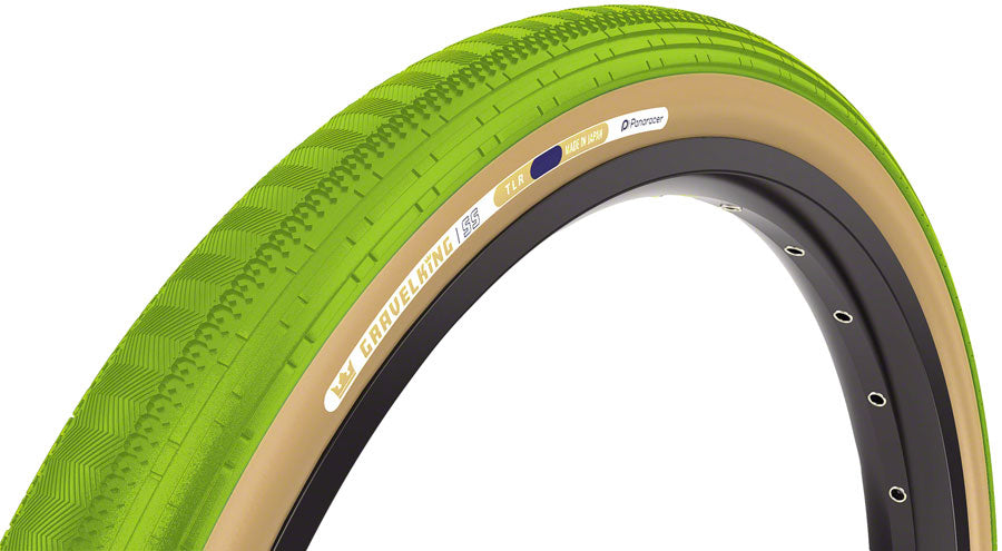 Panaracer GravelKing SS Tire - 700 x 40 Tubeless Folding Matcha/Brown